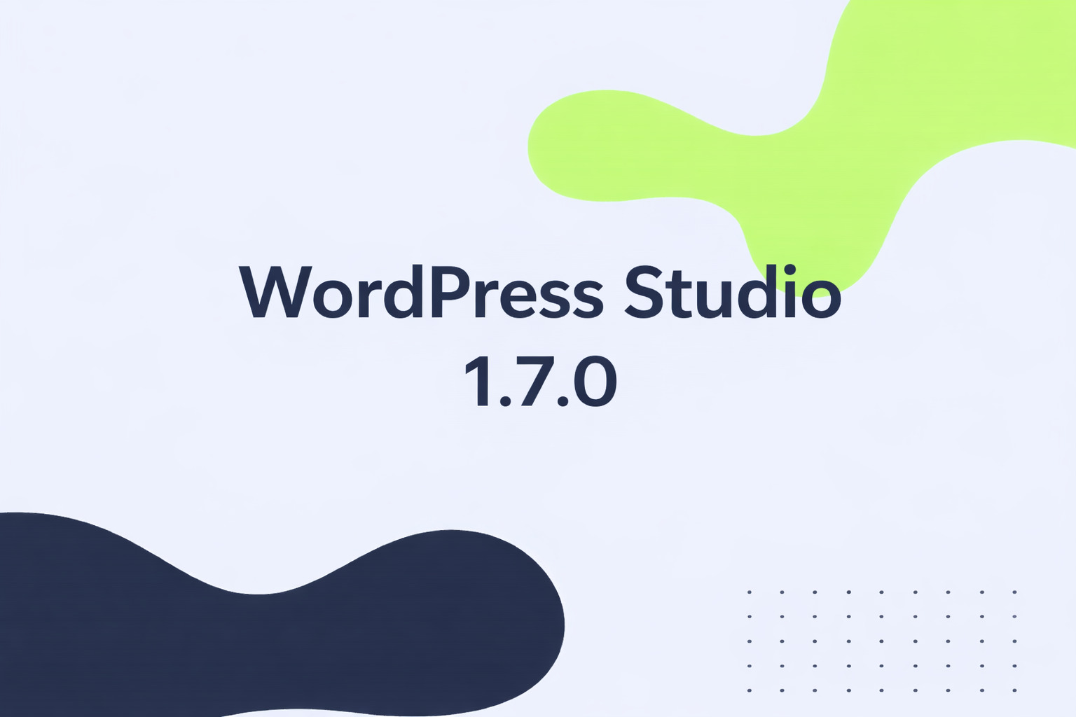 sortie de wordpress studio 1.7.0